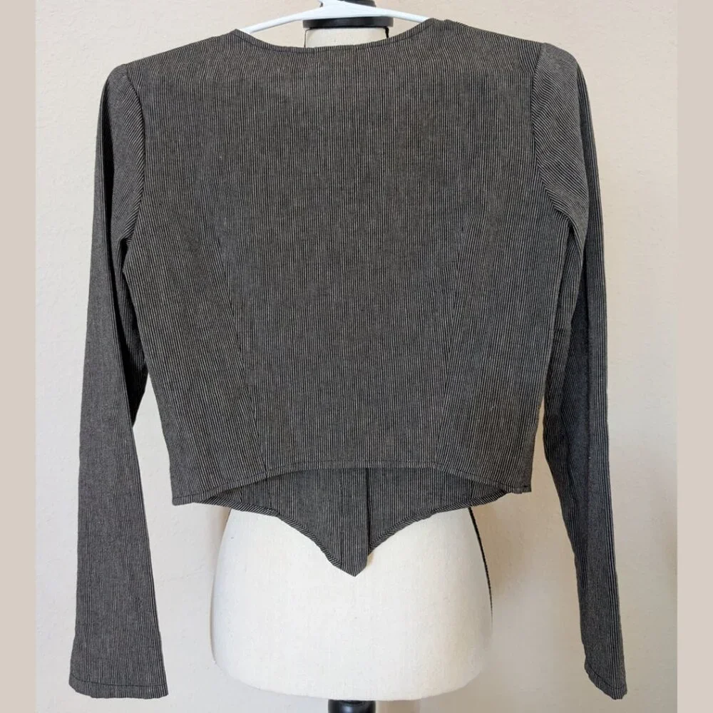 Ovate Maeve blouse in striped cotton, size S - Picture 2 of 4